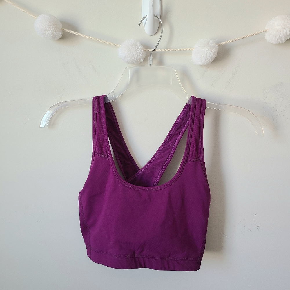 Alo Yoga Purple Sports Bra Size XS - Picture 3 of 8